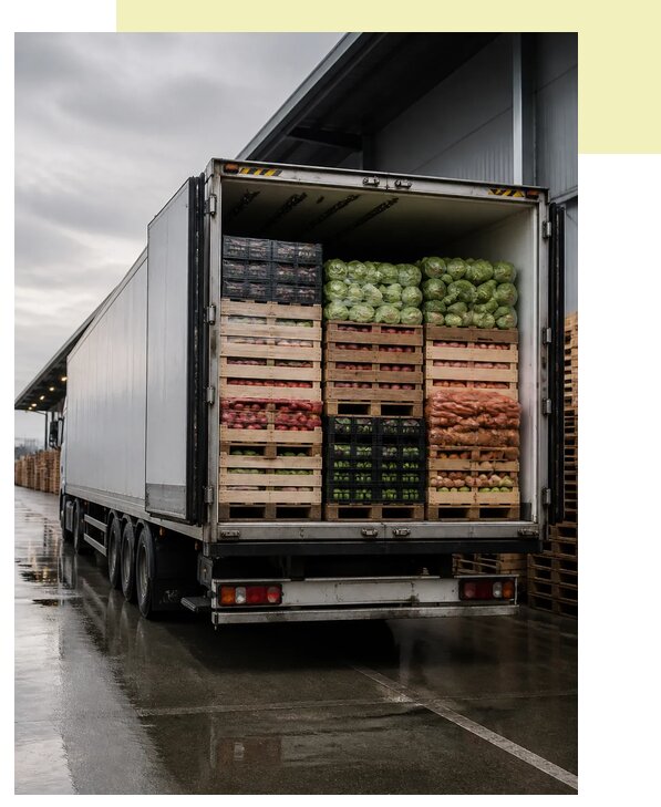 Перевозка плодоовощной продукции в Новодвинск по цене от 5114 р. | Агросервис-Нвд
