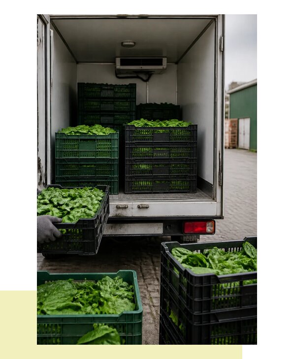 Перевозка шпината в Новодвинск с сохранением свежести продукции